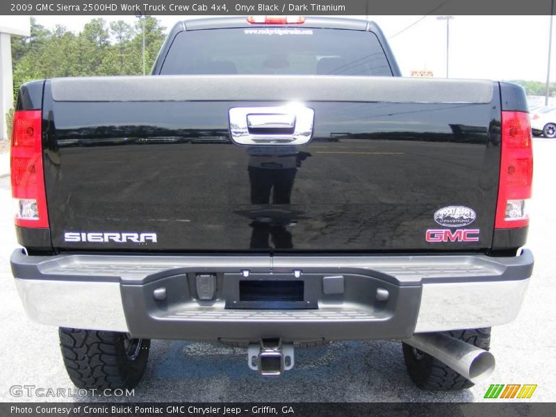 Onyx Black / Dark Titanium 2009 GMC Sierra 2500HD Work Truck Crew Cab 4x4