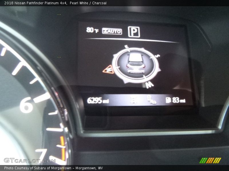 Pearl White / Charcoal 2018 Nissan Pathfinder Platinum 4x4