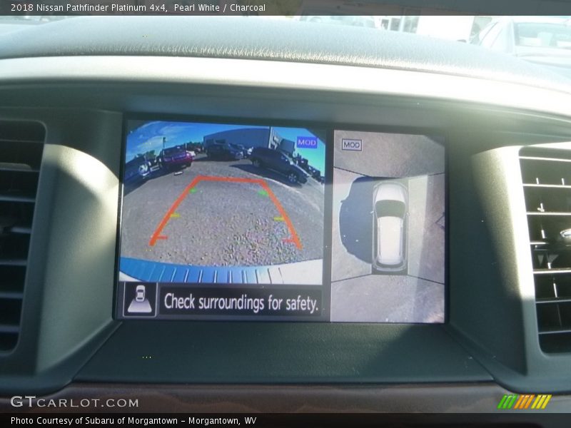 Pearl White / Charcoal 2018 Nissan Pathfinder Platinum 4x4
