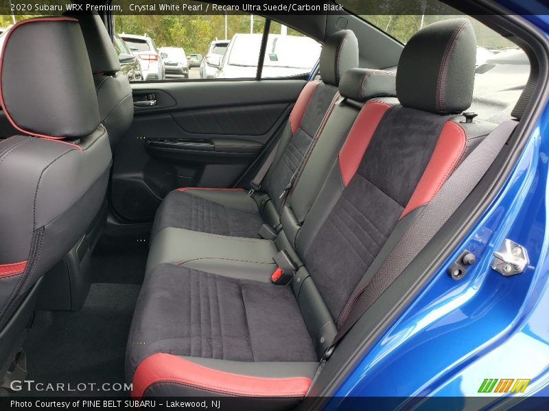 Rear Seat of 2020 WRX Premium