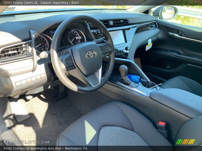 Galactic Aqua Mica / Black 2020 Toyota Camry LE