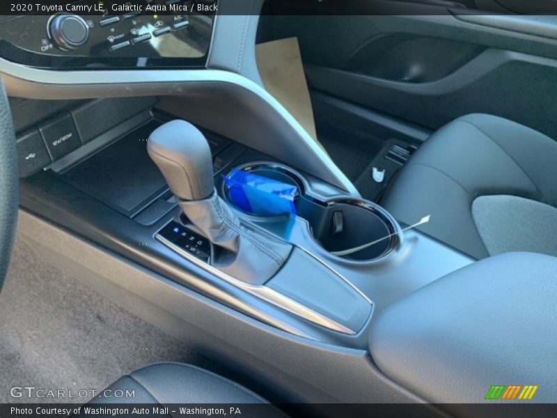 Galactic Aqua Mica / Black 2020 Toyota Camry LE