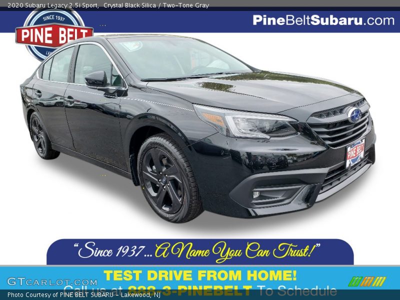Crystal Black Silica / Two-Tone Gray 2020 Subaru Legacy 2.5i Sport