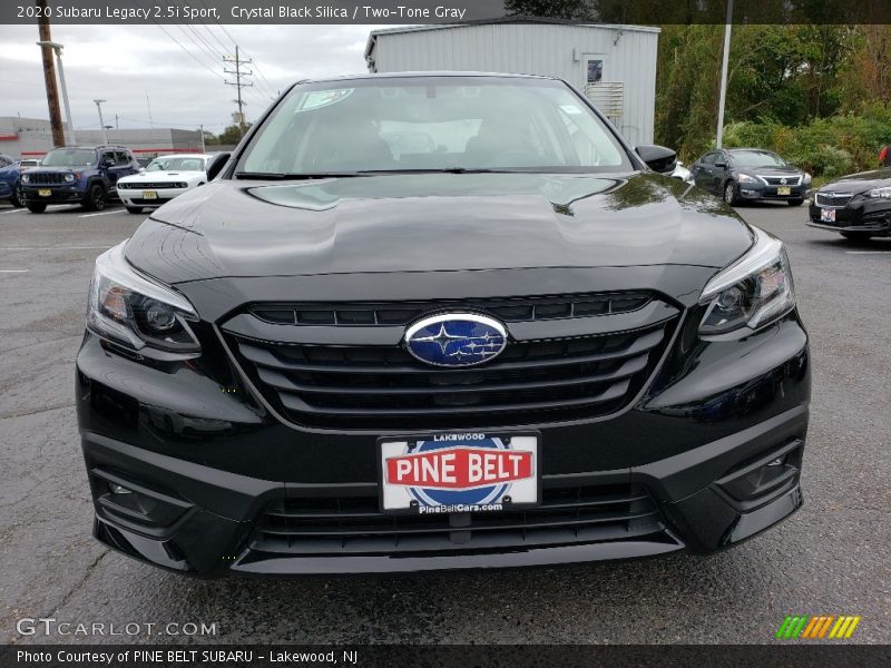 Crystal Black Silica / Two-Tone Gray 2020 Subaru Legacy 2.5i Sport
