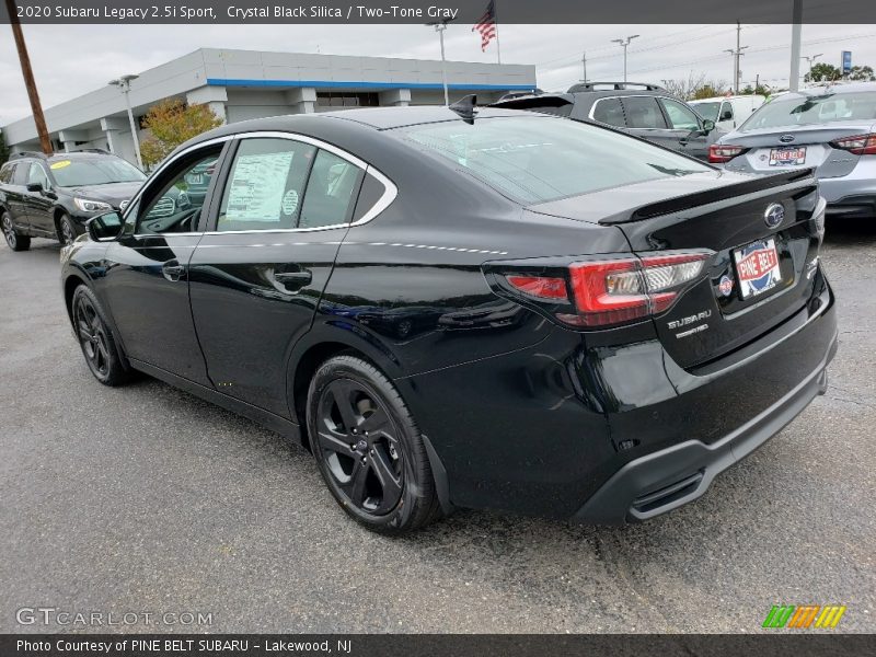 Crystal Black Silica / Two-Tone Gray 2020 Subaru Legacy 2.5i Sport
