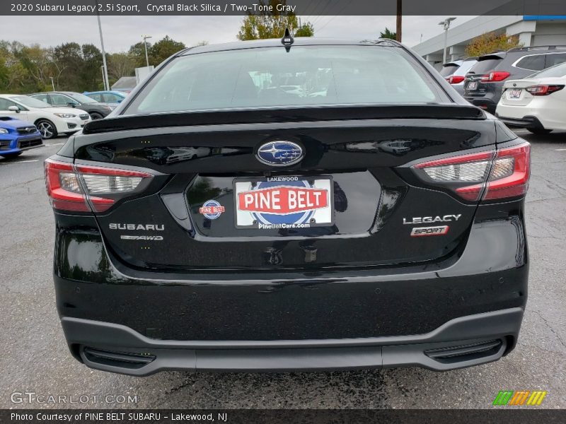 Crystal Black Silica / Two-Tone Gray 2020 Subaru Legacy 2.5i Sport