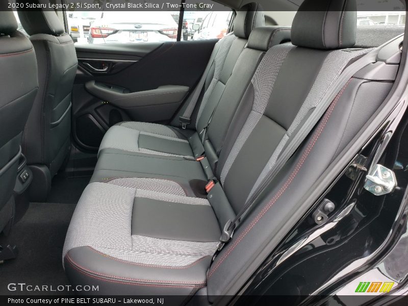 Rear Seat of 2020 Legacy 2.5i Sport