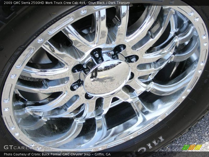 Onyx Black / Dark Titanium 2009 GMC Sierra 2500HD Work Truck Crew Cab 4x4