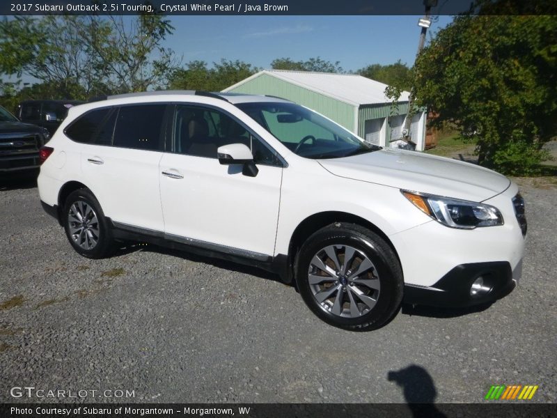 Crystal White Pearl / Java Brown 2017 Subaru Outback 2.5i Touring