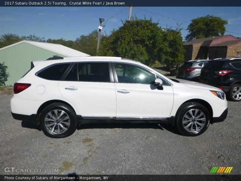 Crystal White Pearl / Java Brown 2017 Subaru Outback 2.5i Touring