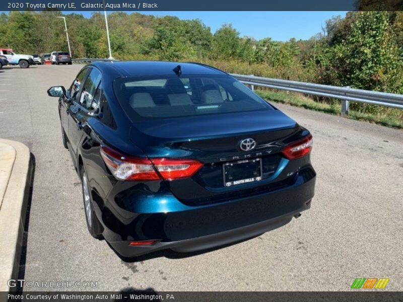 Galactic Aqua Mica / Black 2020 Toyota Camry LE