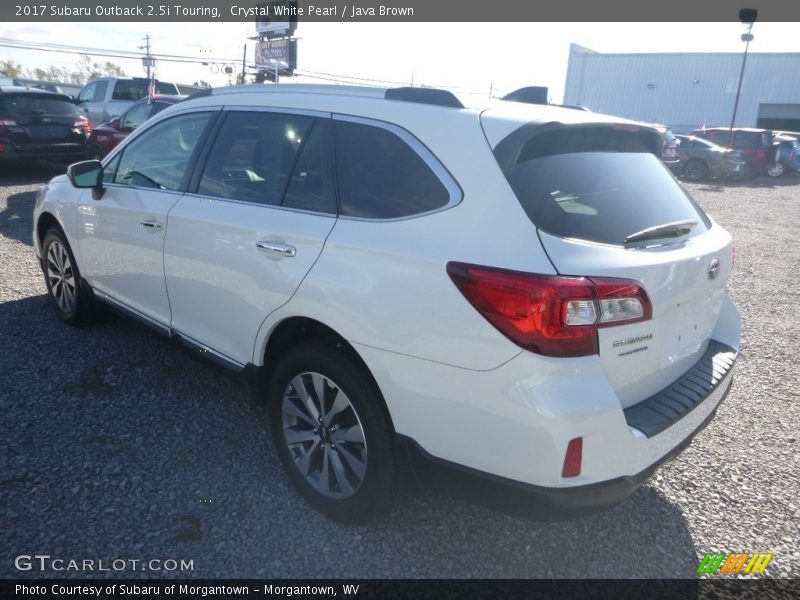 Crystal White Pearl / Java Brown 2017 Subaru Outback 2.5i Touring