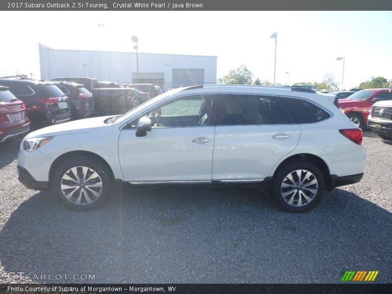 Crystal White Pearl / Java Brown 2017 Subaru Outback 2.5i Touring