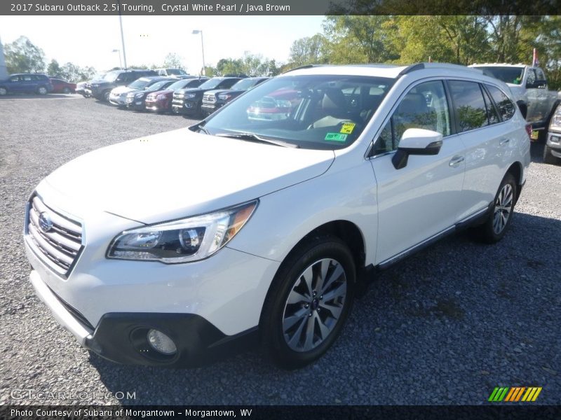 Crystal White Pearl / Java Brown 2017 Subaru Outback 2.5i Touring