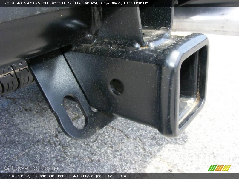 Onyx Black / Dark Titanium 2009 GMC Sierra 2500HD Work Truck Crew Cab 4x4