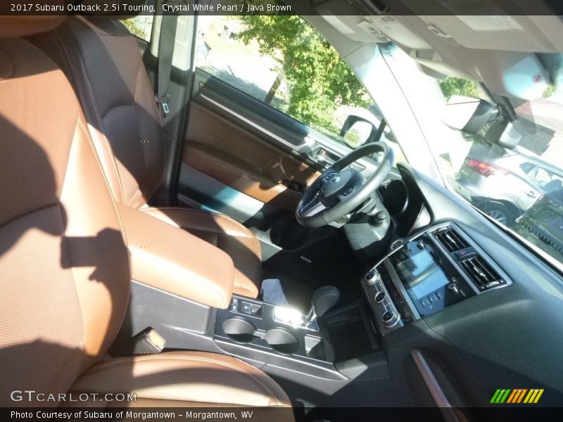 Crystal White Pearl / Java Brown 2017 Subaru Outback 2.5i Touring