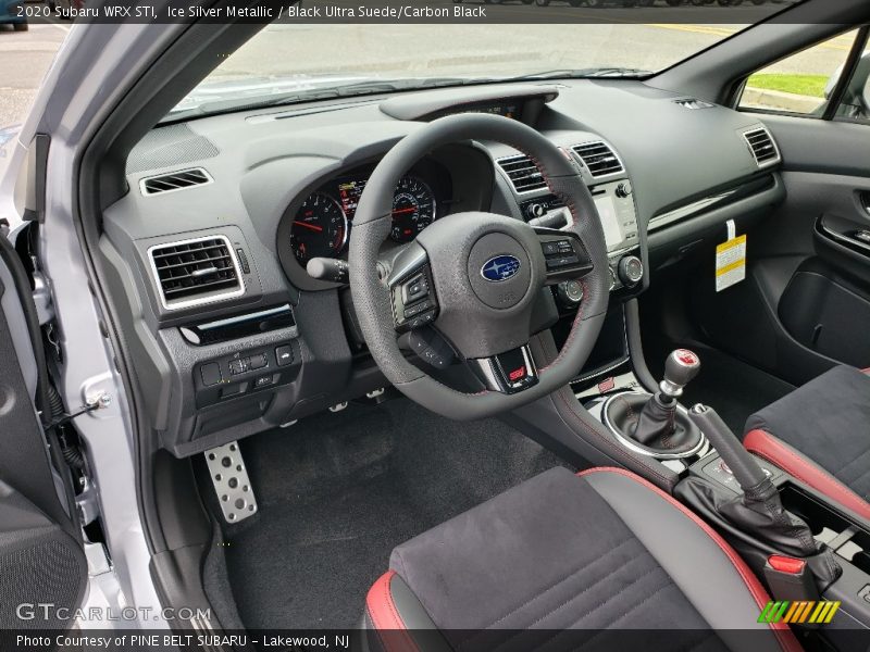  2020 WRX STI Black Ultra Suede/Carbon Black Interior