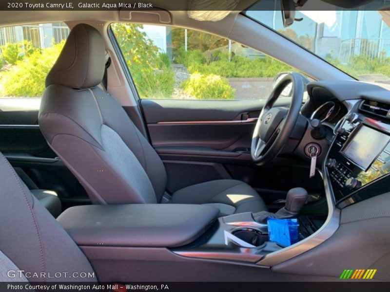 Galactic Aqua Mica / Black 2020 Toyota Camry LE
