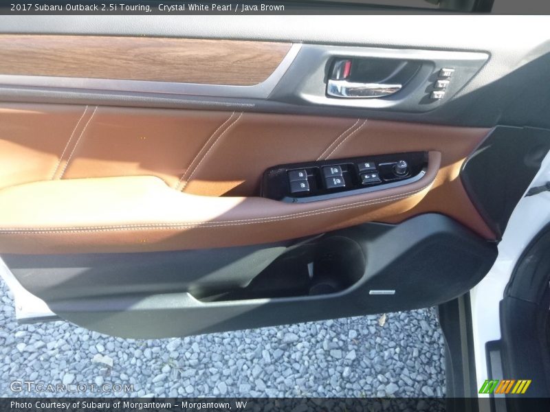 Crystal White Pearl / Java Brown 2017 Subaru Outback 2.5i Touring