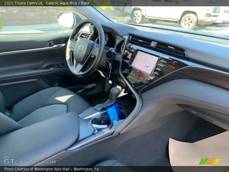 Galactic Aqua Mica / Black 2020 Toyota Camry LE