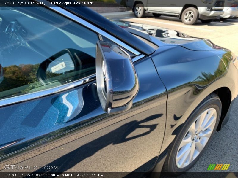 Galactic Aqua Mica / Black 2020 Toyota Camry LE