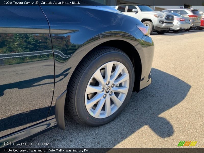 Galactic Aqua Mica / Black 2020 Toyota Camry LE