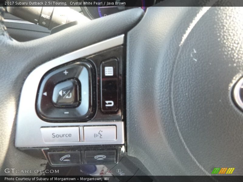 Crystal White Pearl / Java Brown 2017 Subaru Outback 2.5i Touring