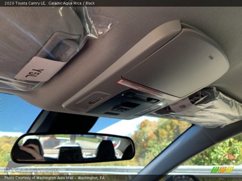 Galactic Aqua Mica / Black 2020 Toyota Camry LE