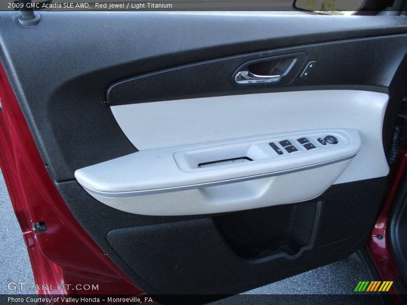 Red Jewel / Light Titanium 2009 GMC Acadia SLE AWD