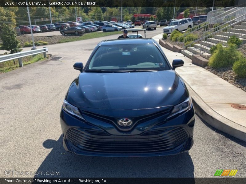 Galactic Aqua Mica / Black 2020 Toyota Camry LE