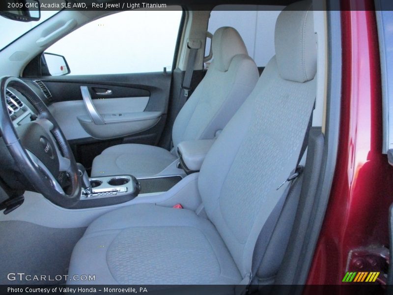 Red Jewel / Light Titanium 2009 GMC Acadia SLE AWD