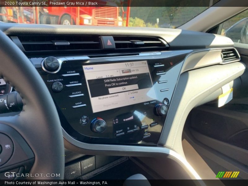 Predawn Gray Mica / Black 2020 Toyota Camry SE