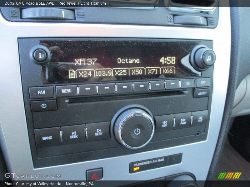 Red Jewel / Light Titanium 2009 GMC Acadia SLE AWD
