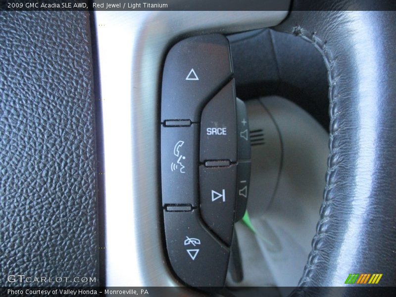 Red Jewel / Light Titanium 2009 GMC Acadia SLE AWD