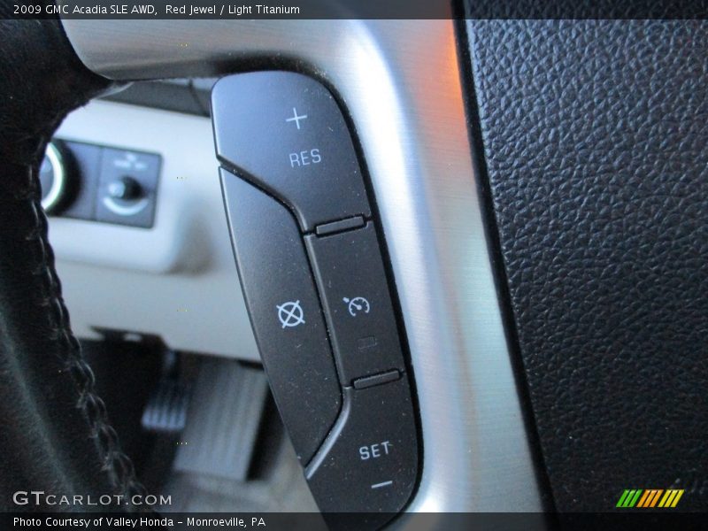 Red Jewel / Light Titanium 2009 GMC Acadia SLE AWD