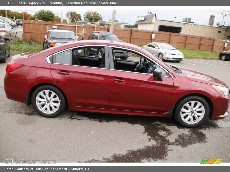 Venetian Red Pearl / Slate Black 2017 Subaru Legacy 2.5i Premium