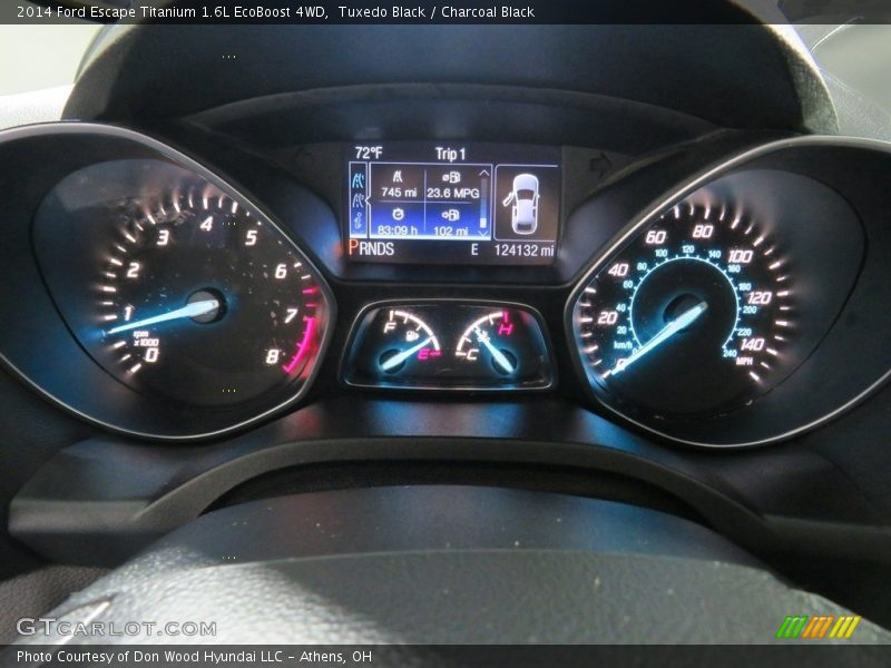 Tuxedo Black / Charcoal Black 2014 Ford Escape Titanium 1.6L EcoBoost 4WD
