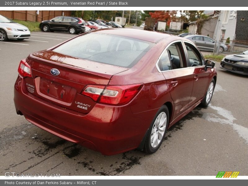 Venetian Red Pearl / Slate Black 2017 Subaru Legacy 2.5i Premium