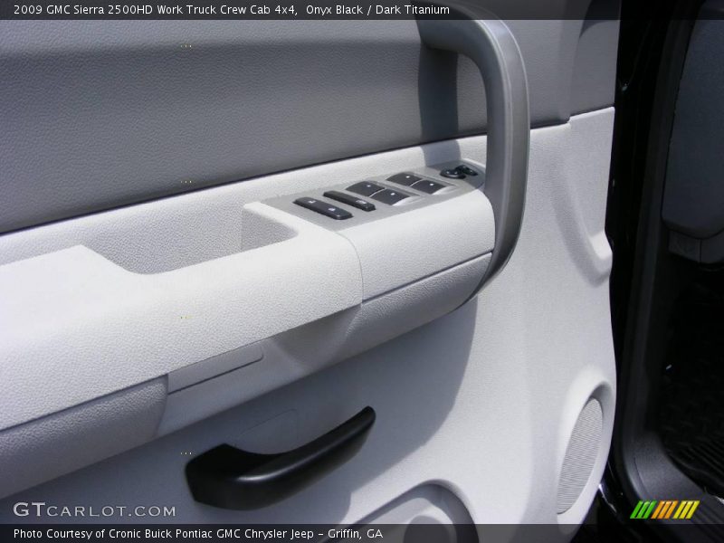 Onyx Black / Dark Titanium 2009 GMC Sierra 2500HD Work Truck Crew Cab 4x4