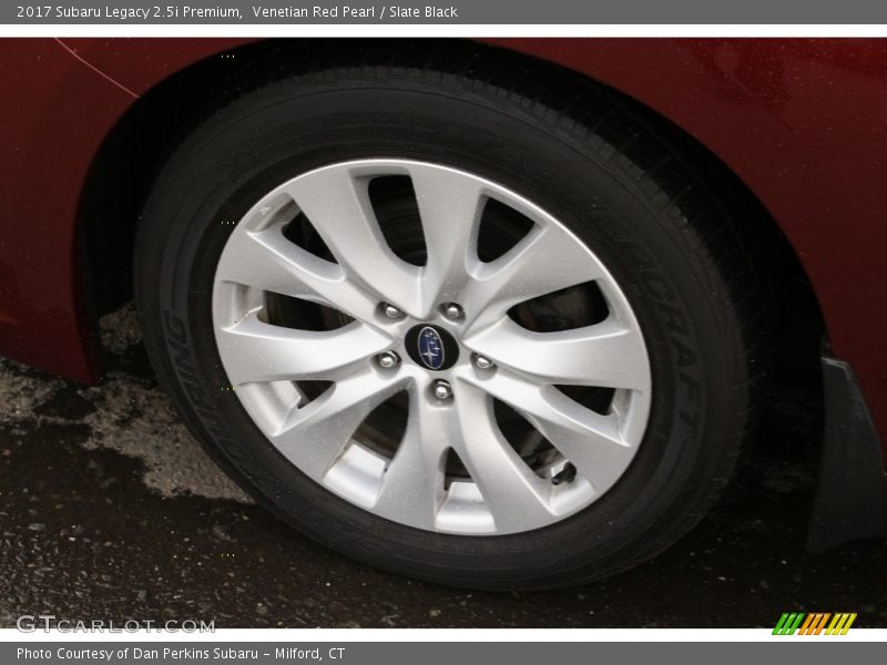 Venetian Red Pearl / Slate Black 2017 Subaru Legacy 2.5i Premium