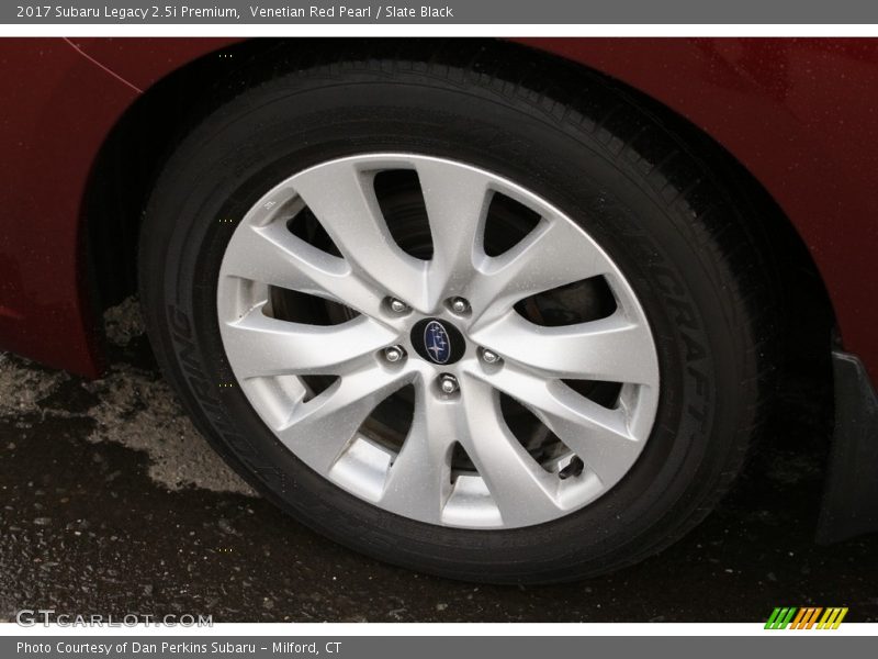 Venetian Red Pearl / Slate Black 2017 Subaru Legacy 2.5i Premium