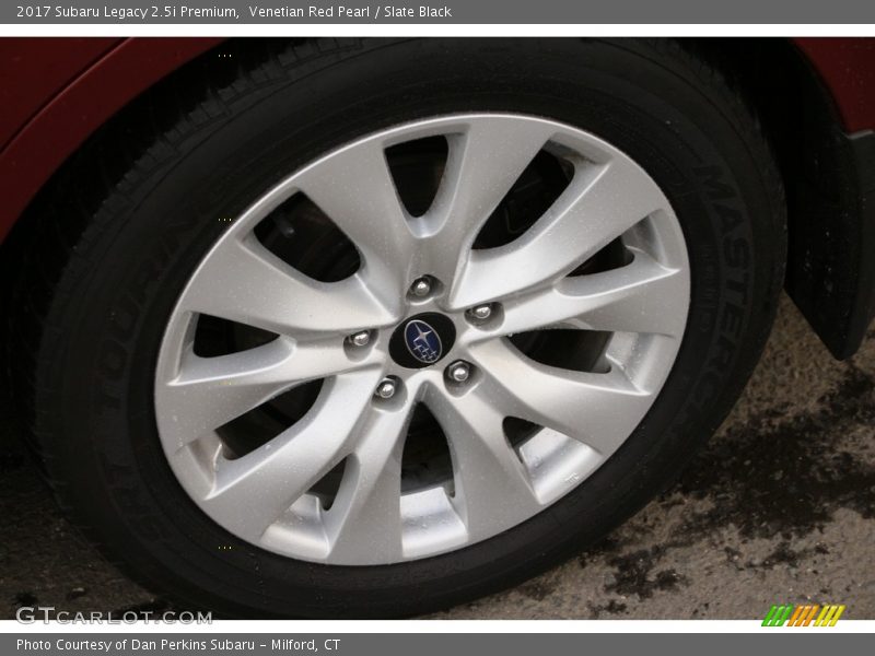 Venetian Red Pearl / Slate Black 2017 Subaru Legacy 2.5i Premium