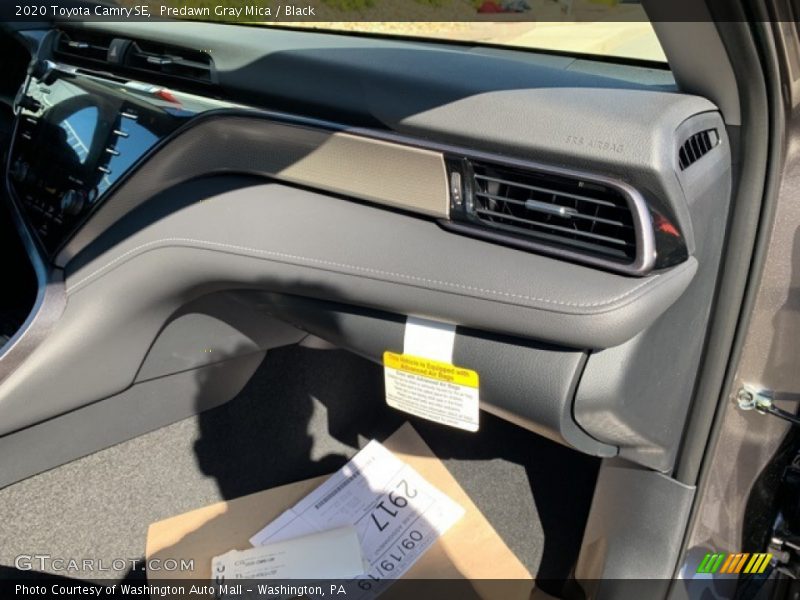 Predawn Gray Mica / Black 2020 Toyota Camry SE