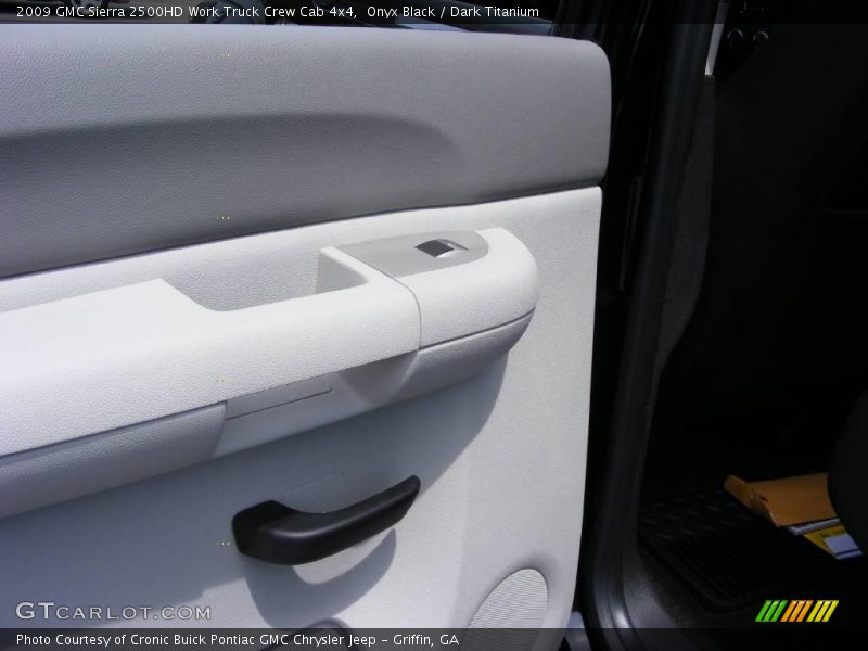 Onyx Black / Dark Titanium 2009 GMC Sierra 2500HD Work Truck Crew Cab 4x4