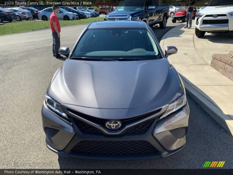 Predawn Gray Mica / Black 2020 Toyota Camry SE