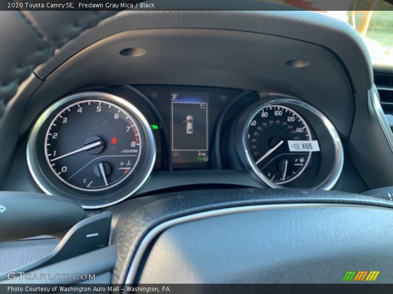 Predawn Gray Mica / Black 2020 Toyota Camry SE