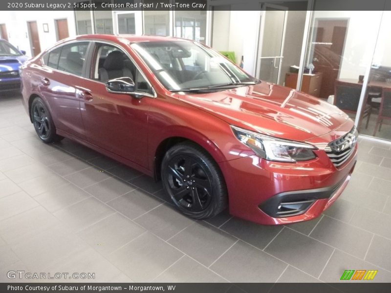 Crimson Red Pearl / Two-Tone Gray 2020 Subaru Legacy 2.5i Sport