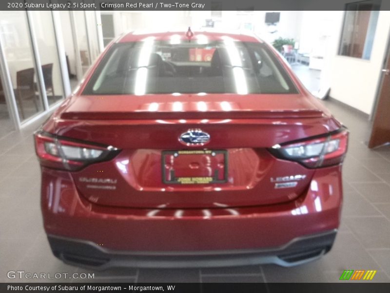 Crimson Red Pearl / Two-Tone Gray 2020 Subaru Legacy 2.5i Sport