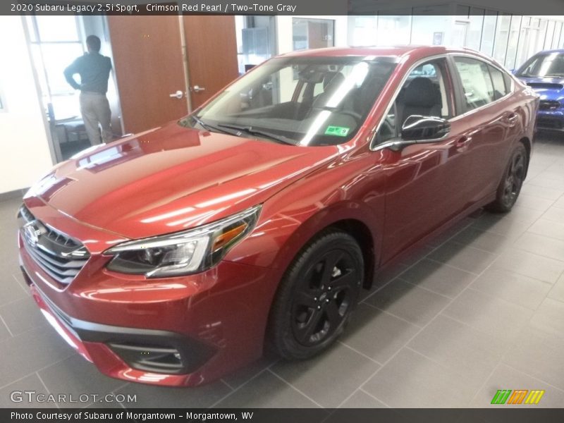Crimson Red Pearl / Two-Tone Gray 2020 Subaru Legacy 2.5i Sport