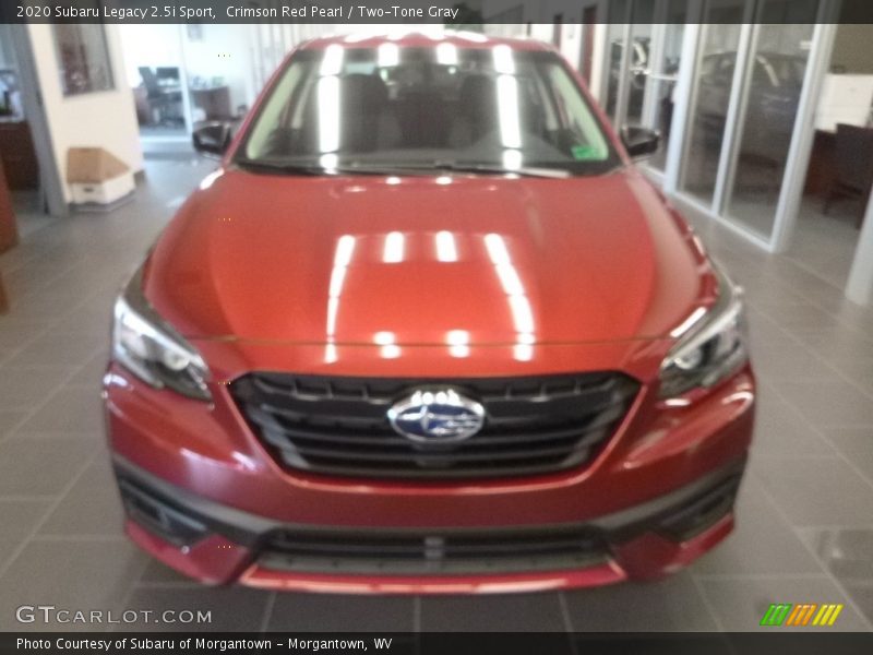 Crimson Red Pearl / Two-Tone Gray 2020 Subaru Legacy 2.5i Sport